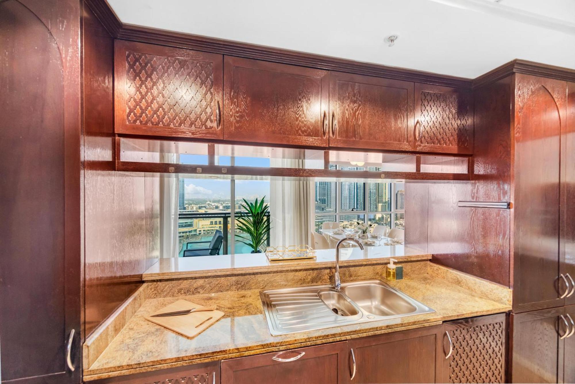 Durrani Homes - Grandiose 5Br Besides Dubai Mall With Burjkhalifa And Fountain View Exterior photo